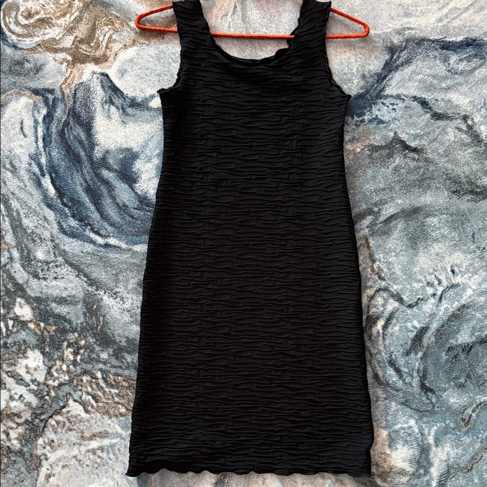 Textured Little Black Dress EUC